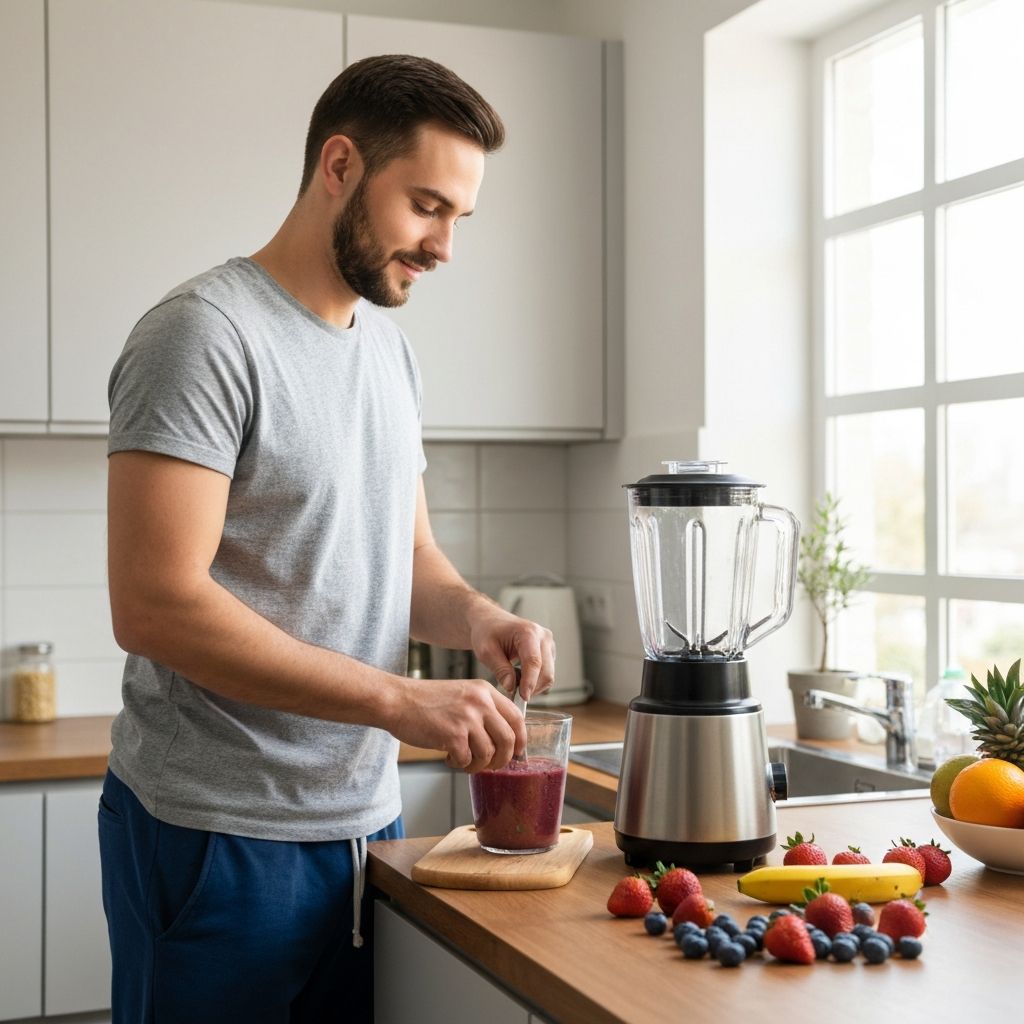 Gesunde Frühstückszubereitung